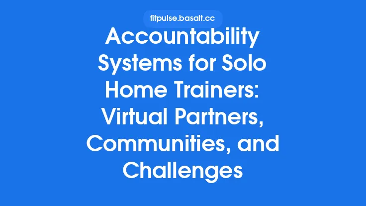 Accountability Systems for Solo Home Trainers: Virtual Partners, Communities, and Challenges Thumbnail
