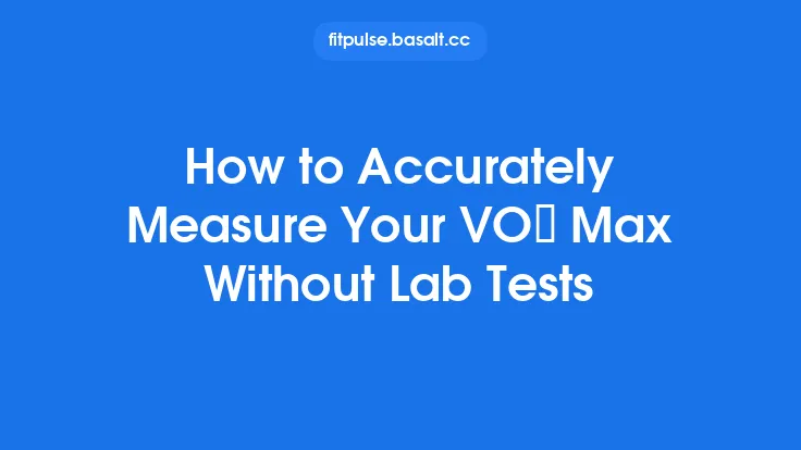 How to Accurately Measure Your VO₂ Max Without Lab Tests Thumbnail