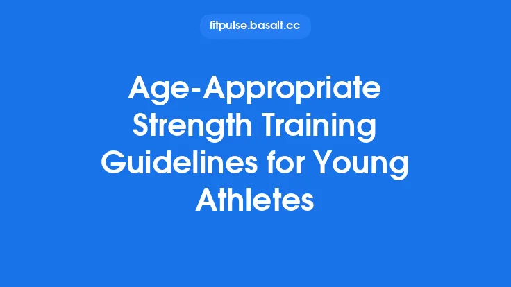 Age-Appropriate Strength Training Guidelines for Young Athletes Thumbnail