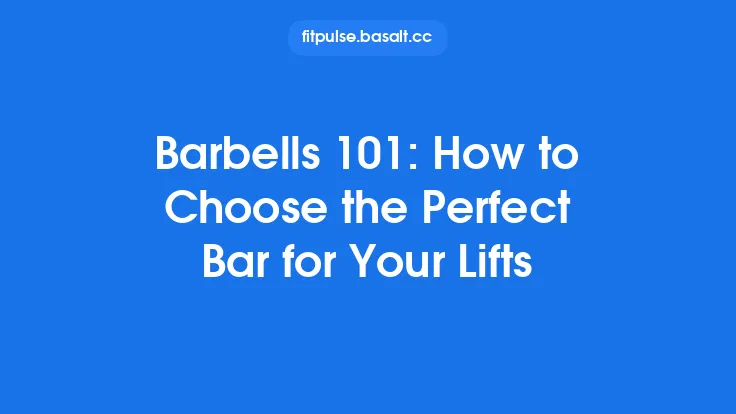 Barbells 101: How to Choose the Perfect Bar for Your Lifts Thumbnail