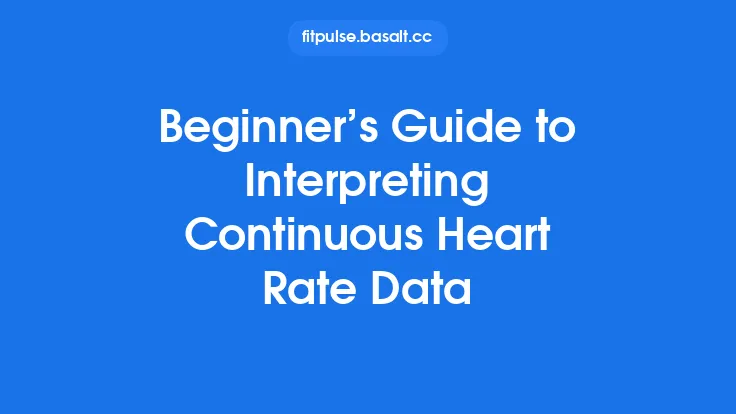 Beginner’s Guide to Interpreting Continuous Heart Rate Data Thumbnail