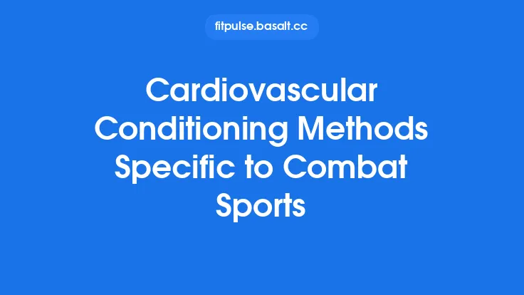 Cardiovascular Conditioning Methods Specific to Combat Sports Thumbnail