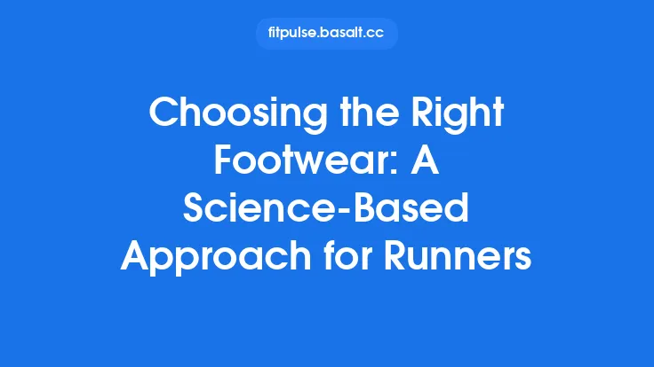 Choosing the Right Footwear: A Science‑Based Approach for Runners Thumbnail