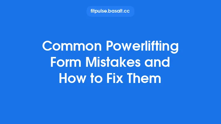 Common Powerlifting Form Mistakes and How to Fix Them Thumbnail