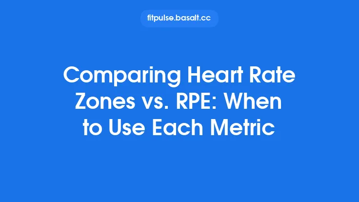 Comparing Heart Rate Zones vs. RPE: When to Use Each Metric Thumbnail