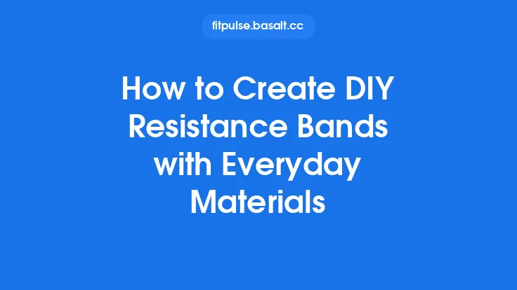 How to Create DIY Resistance Bands with Everyday Materials Thumbnail