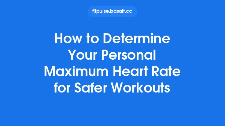 How to Determine Your Personal Maximum Heart Rate for Safer Workouts Thumbnail