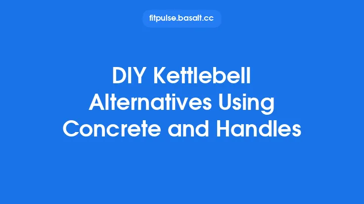 DIY Kettlebell Alternatives Using Concrete and Handles Thumbnail