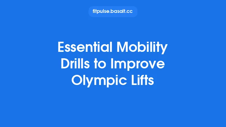 Essential Mobility Drills to Improve Olympic Lifts Thumbnail