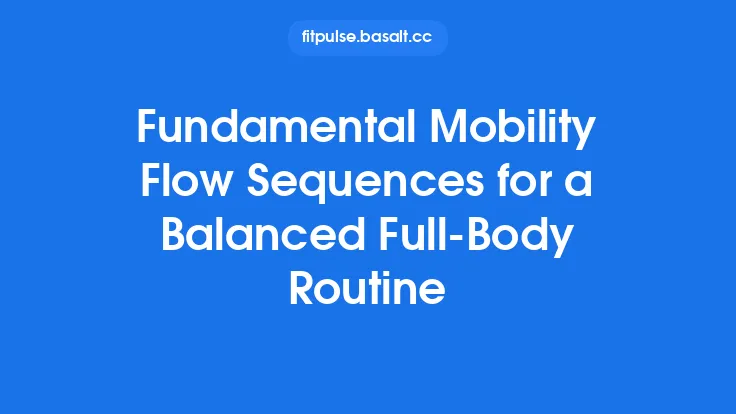 Fundamental Mobility Flow Sequences for a Balanced Full‑Body Routine Thumbnail