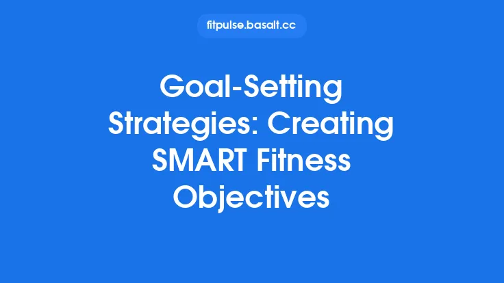 Goal‑Setting Strategies: Creating SMART Fitness Objectives Thumbnail