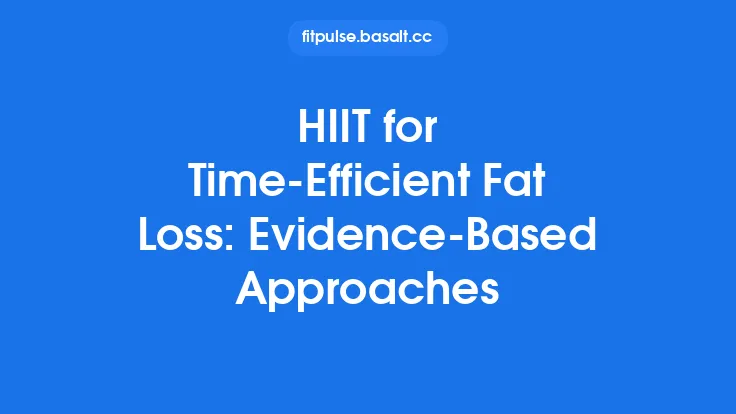 HIIT for Time‑Efficient Fat Loss: Evidence‑Based Approaches Thumbnail