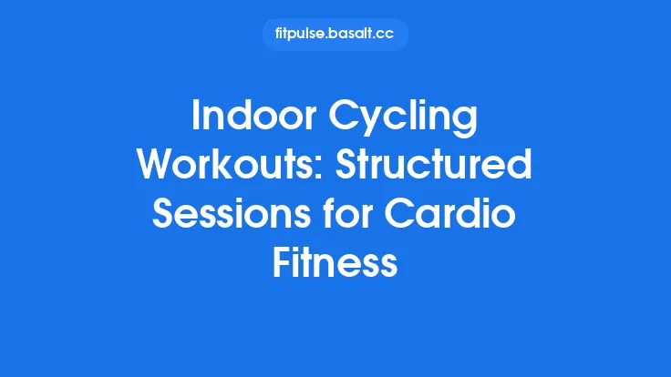Indoor Cycling Workouts: Structured Sessions for Cardio Fitness Thumbnail