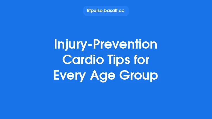 Injury‑Prevention Cardio Tips for Every Age Group Thumbnail