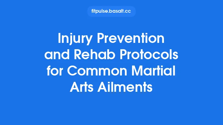 Injury Prevention and Rehab Protocols for Common Martial Arts Ailments Thumbnail