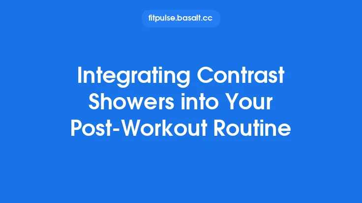 Integrating Contrast Showers into Your Post-Workout Routine Thumbnail