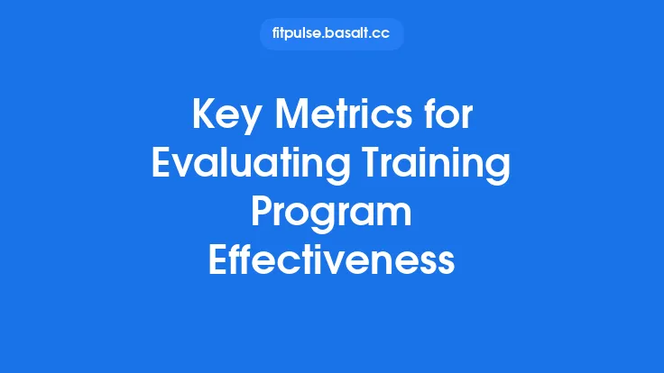 Key Metrics for Evaluating Training Program Effectiveness Thumbnail