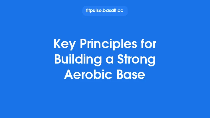 Key Principles for Building a Strong Aerobic Base Thumbnail