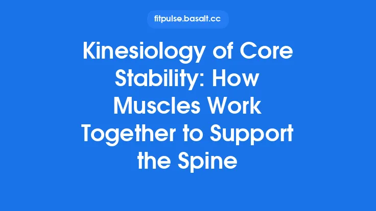 Kinesiology of Core Stability: How Muscles Work Together to Support the Spine Thumbnail