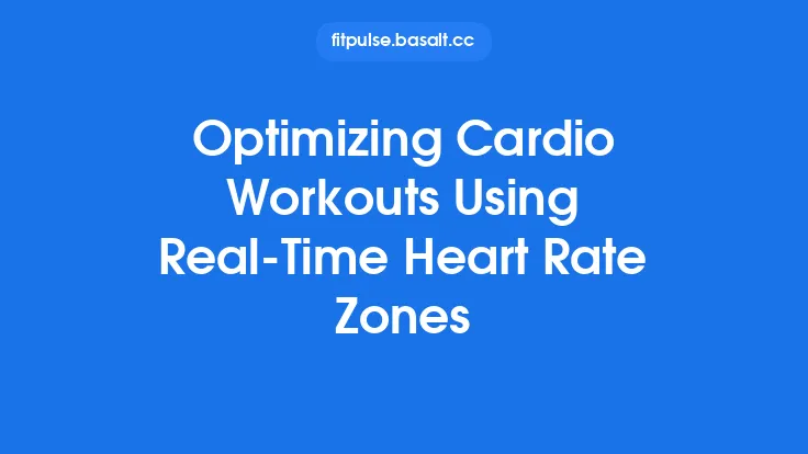 Optimizing Cardio Workouts Using Real‑Time Heart Rate Zones Thumbnail