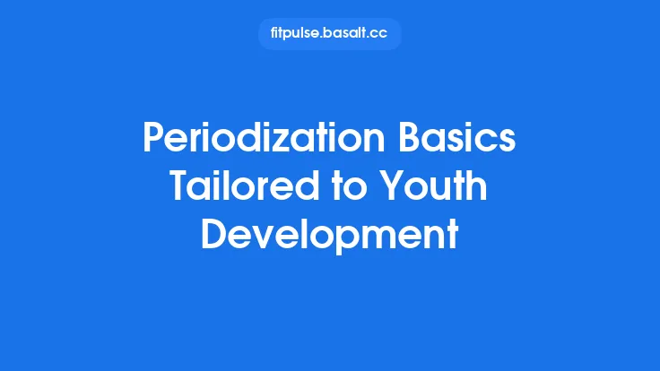 Periodization Basics Tailored to Youth Development Thumbnail