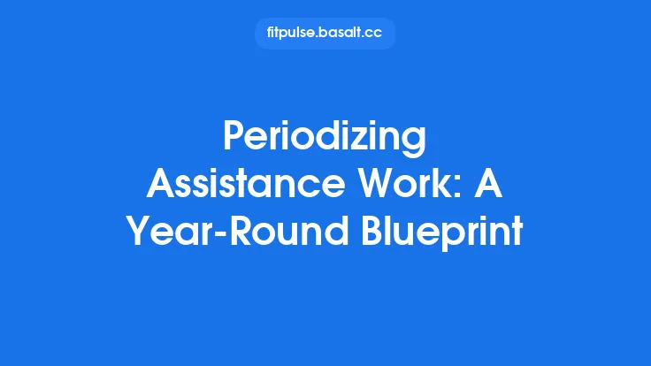 Periodizing Assistance Work: A Year‑Round Blueprint Thumbnail