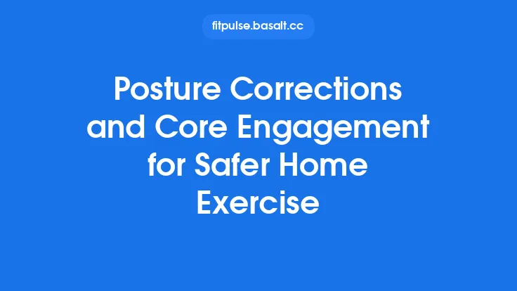 Posture Corrections and Core Engagement for Safer Home Exercise Thumbnail