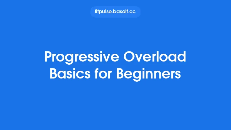 Progressive Overload Basics for Beginners Thumbnail