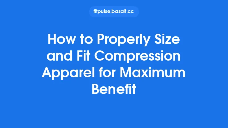 How to Properly Size and Fit Compression Apparel for Maximum Benefit Thumbnail