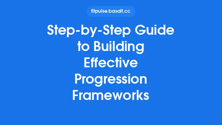 Step-by-Step Guide to Building Effective Progression Frameworks Thumbnail