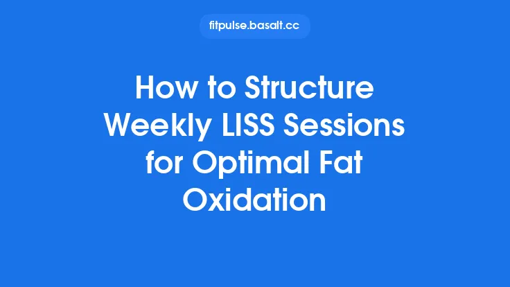 How to Structure Weekly LISS Sessions for Optimal Fat Oxidation Thumbnail