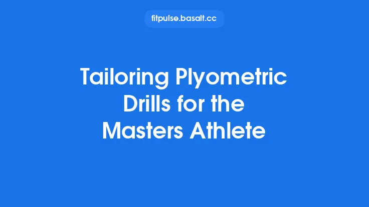 Tailoring Plyometric Drills for the Masters Athlete Thumbnail