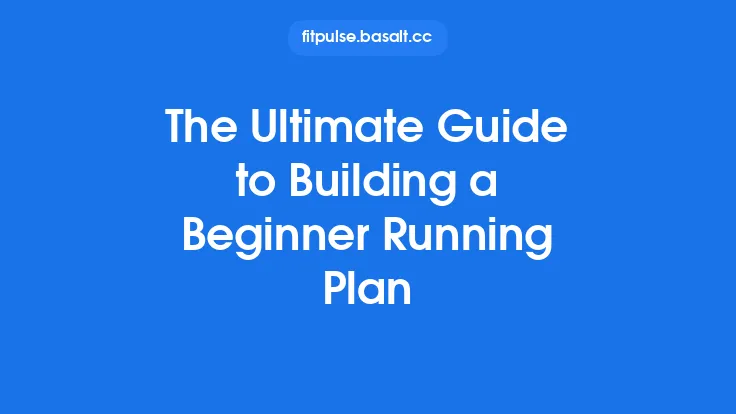 The Ultimate Guide to Building a Beginner Running Plan Thumbnail