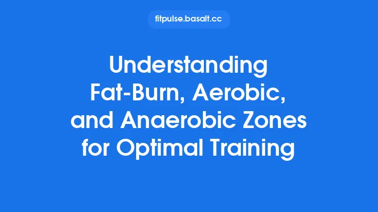 Understanding Fat‑Burn, Aerobic, and Anaerobic Zones for Optimal Training Thumbnail