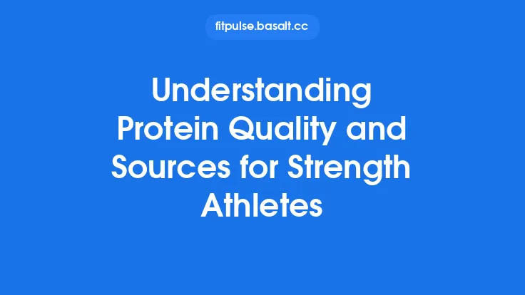 Understanding Protein Quality and Sources for Strength Athletes Thumbnail