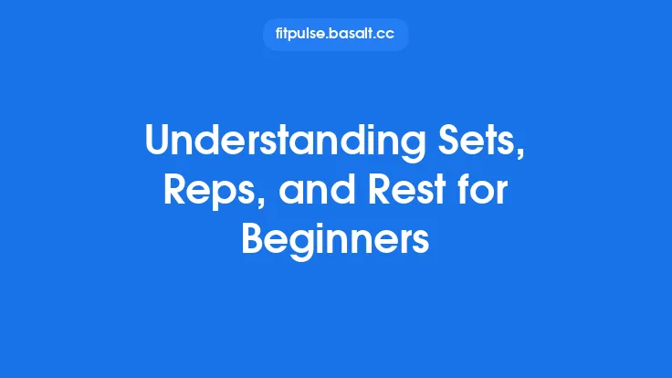 Understanding Sets, Reps, and Rest for Beginners Thumbnail