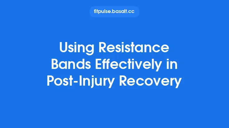 Using Resistance Bands Effectively in Post‑Injury Recovery Thumbnail