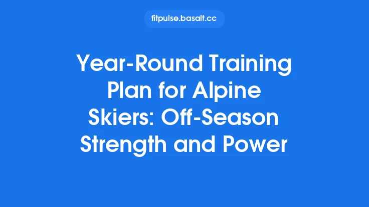 Year-Round Training Plan for Alpine Skiers: Off-Season Strength and Power Thumbnail